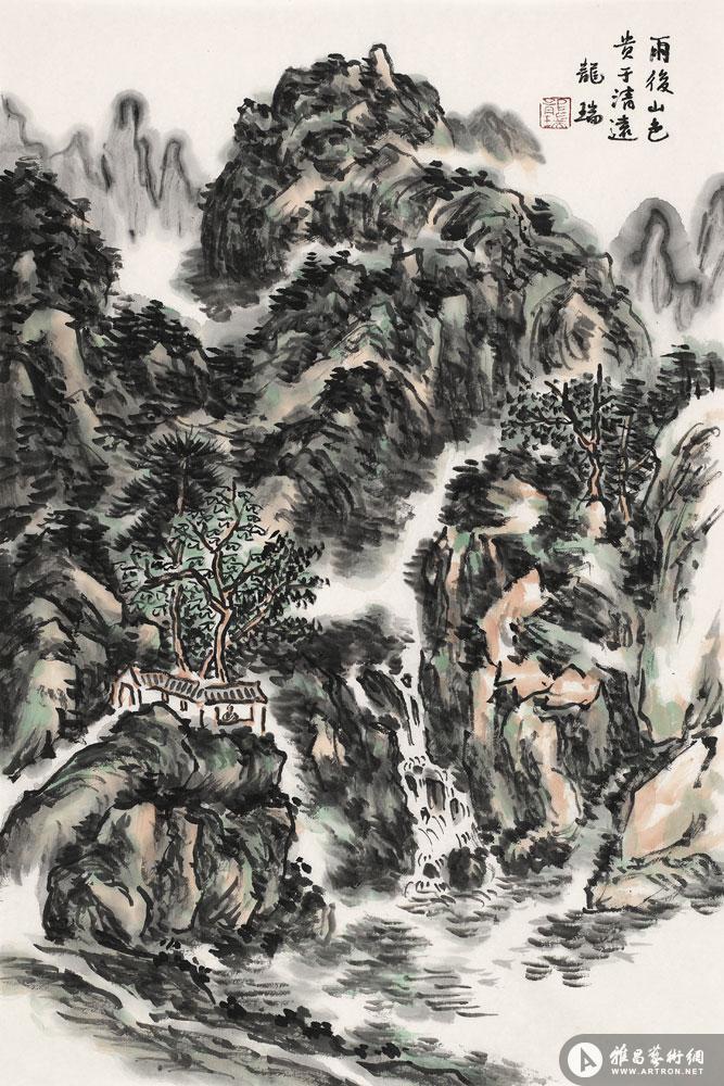 龍瑞《雨后山色》